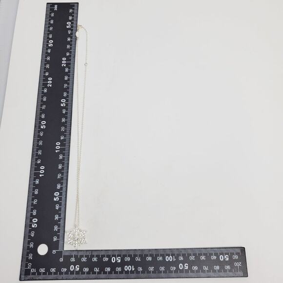 Disney Frozen Snowflake Rhinestone Necklace - Picture 11 of 11